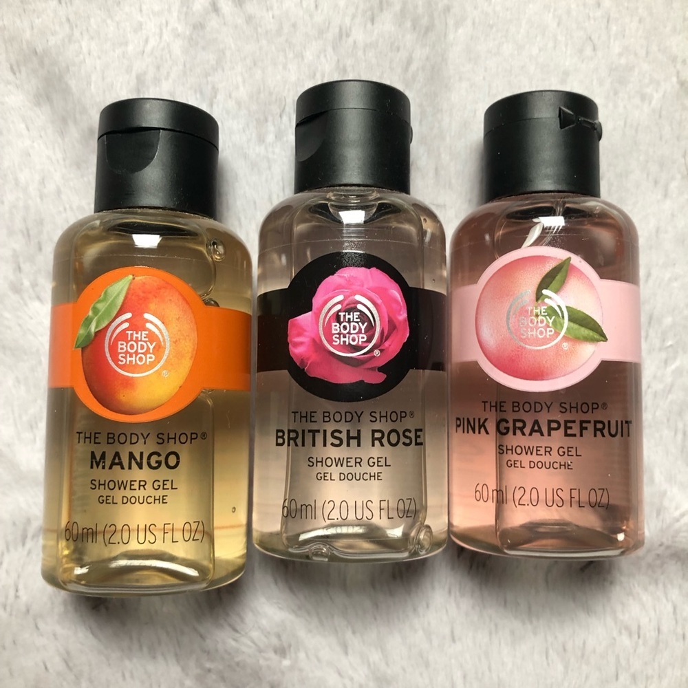 The Body Shop 3 Travel Size Shower Gel (60ML)
